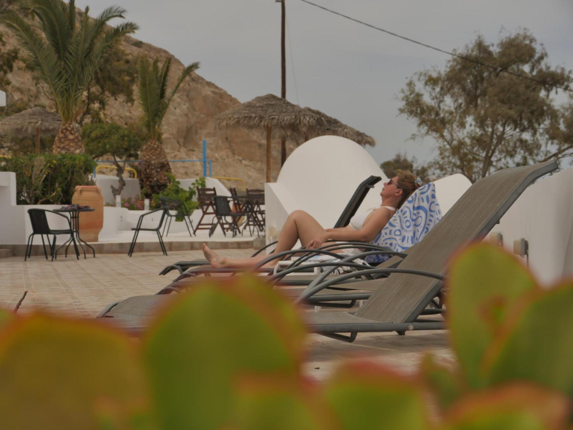 Ancient Thera Studios Kamari&Swimming Pool Exterior foto